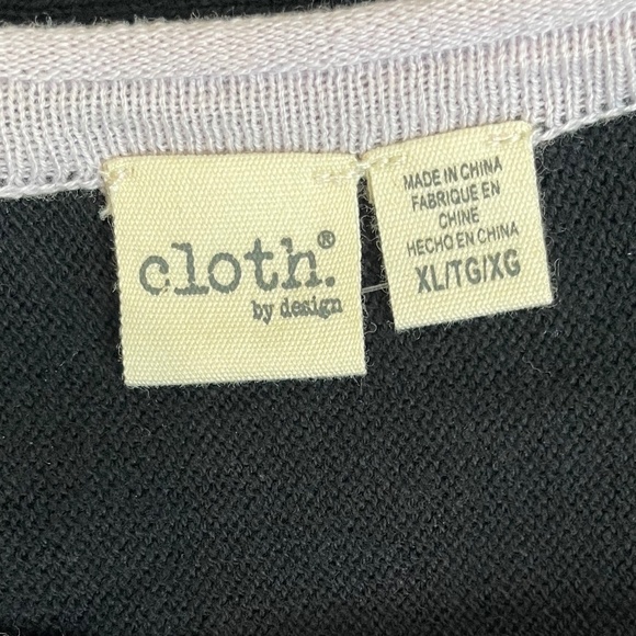 Cloth by design Black Lightweight Sweatshirt - Picture 4 of 5